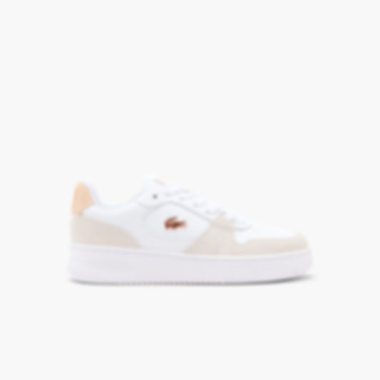 Women's L001 Set Suede Sneakers - WHT/LT PINK