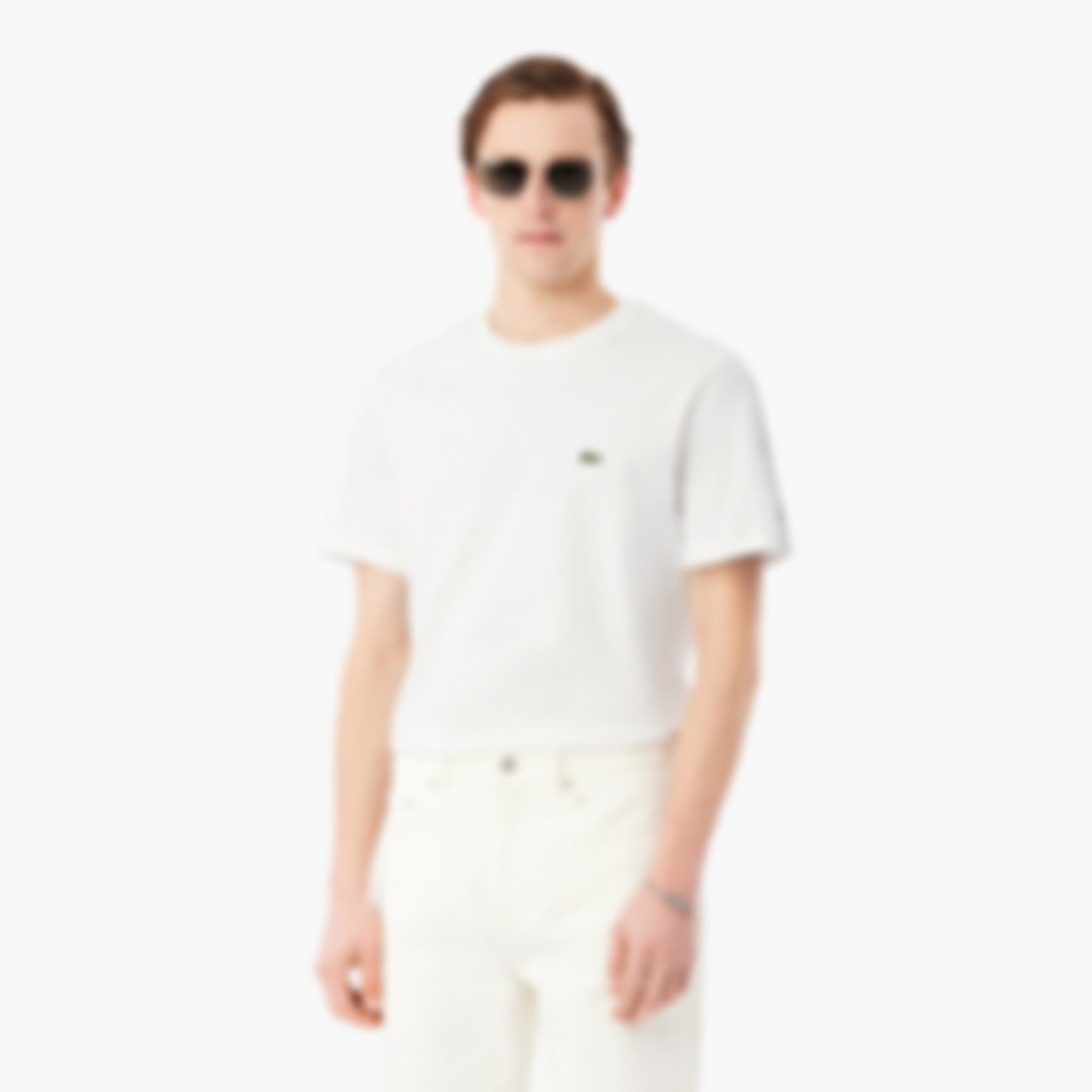 Branded Stripe Band T-Shirt - White