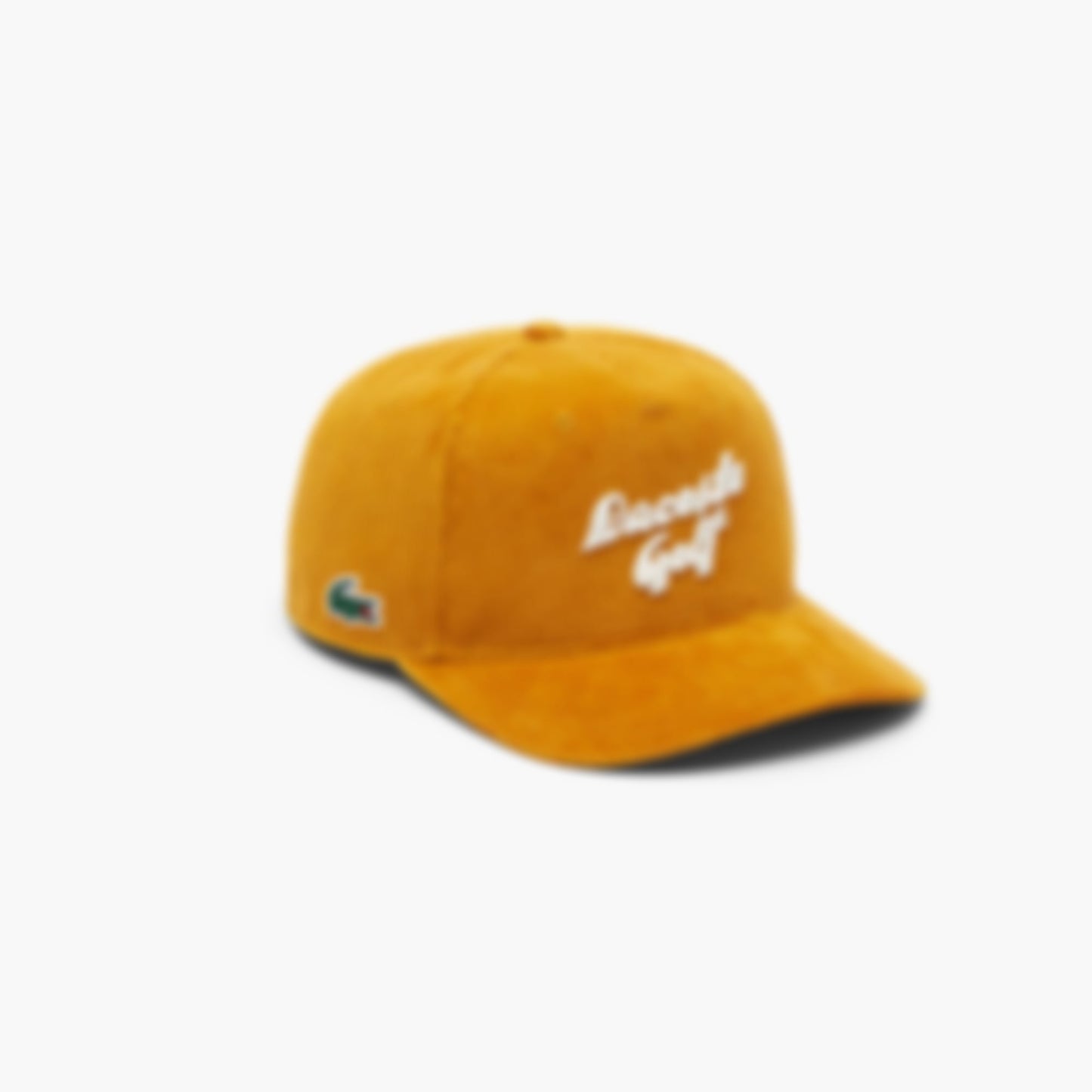 Men's Embroidered Corduroy Golf Cap - Orange
