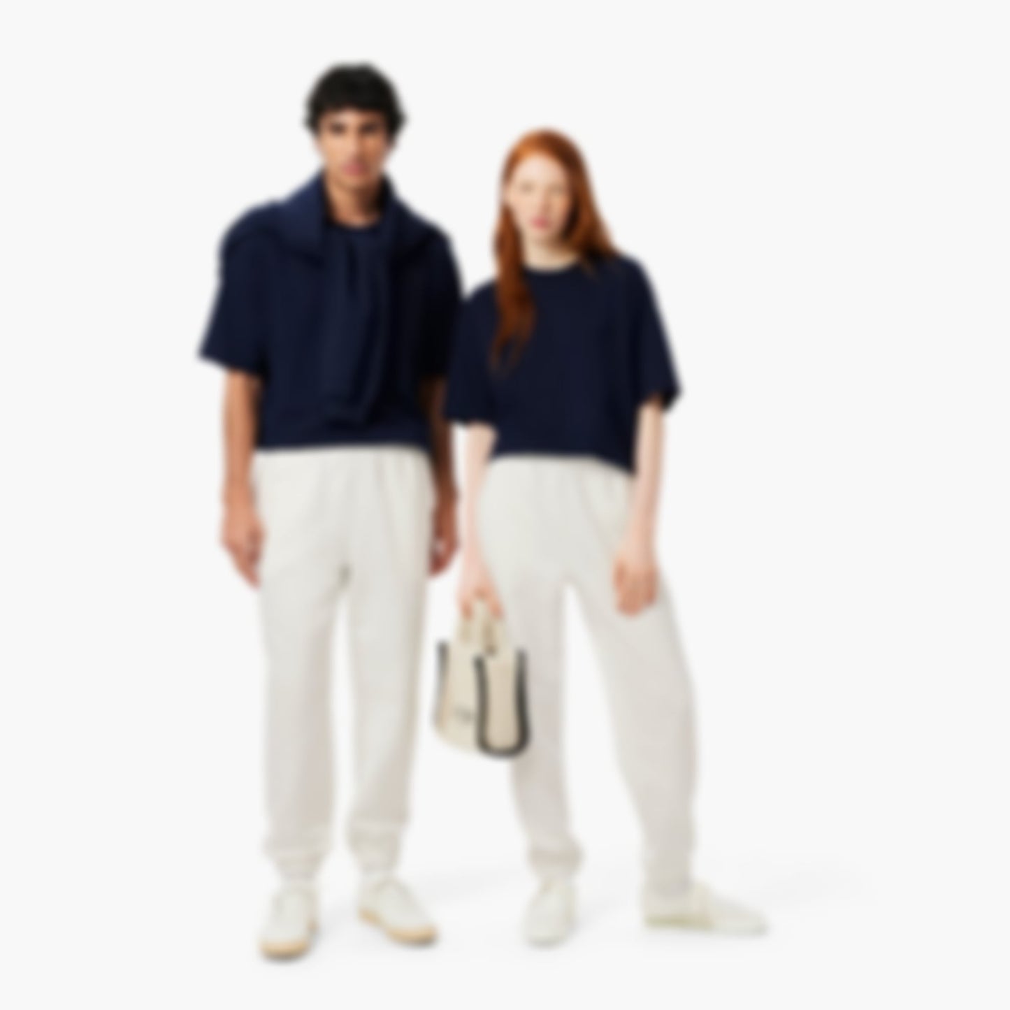 Unisex Fleece Sweatpants - White