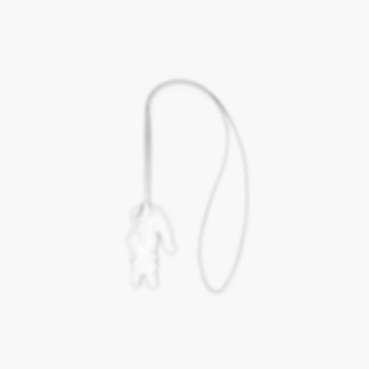 Crocodile Key Ring - SHINY SILVER