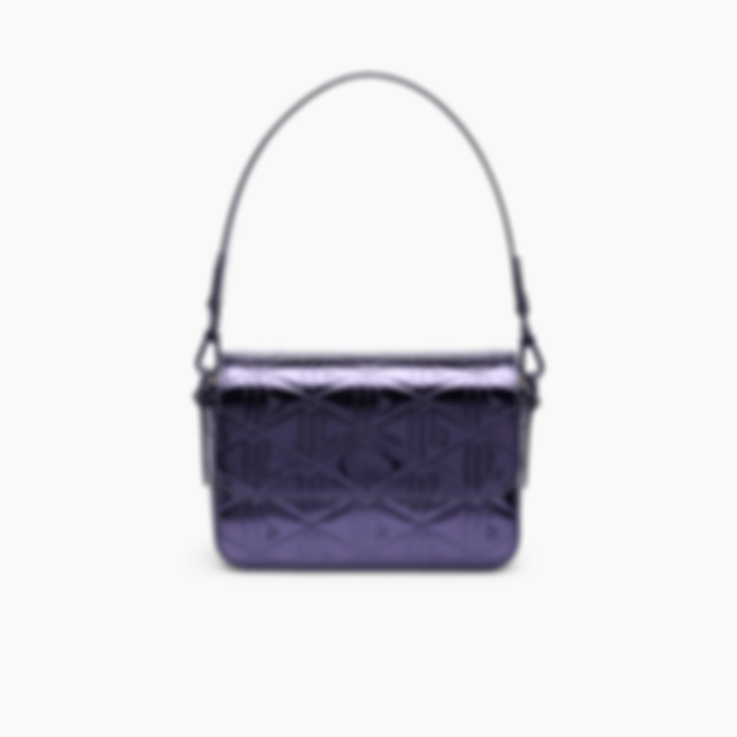 Metallic Shoulder Bag - SHINY DARK BLUE