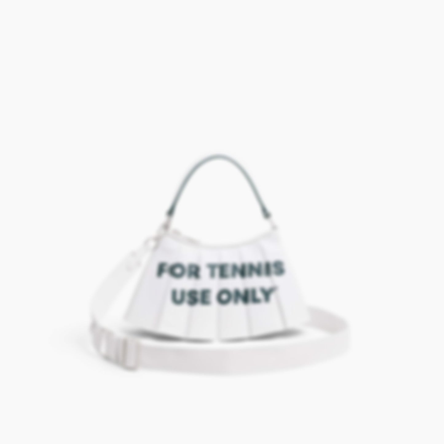 Runway Small Lenglen Printed Leather Bag - WHITE PR