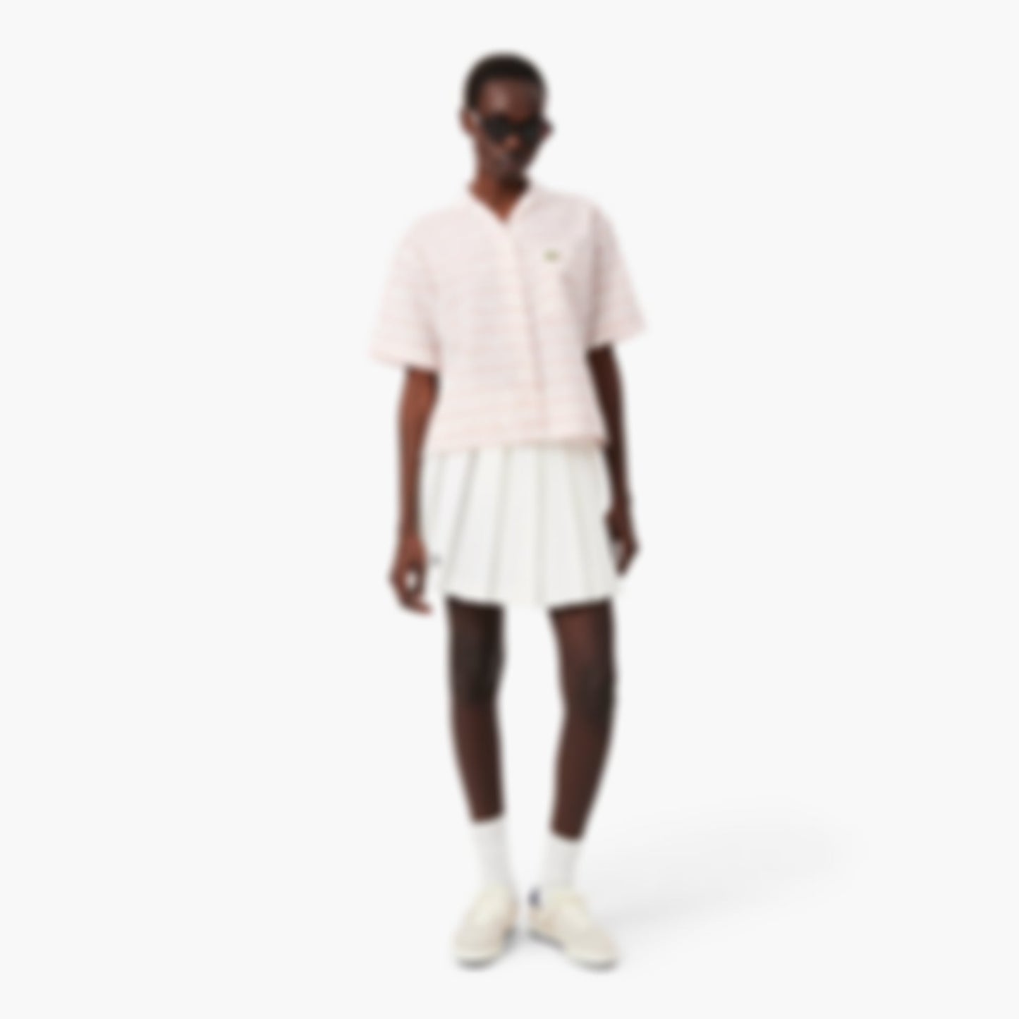 Roland-Garros Edition Short Pleated Skirt - White